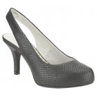 Clarks Drum Major womens Glamorous Shoes In Orange Suede, Black Snake andd Natural Patent