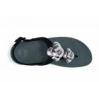 FitFlop Floretta Womens Mules in Pewter/Black 