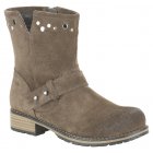 KelpieFlareJnr Girls Ankle Boot in Mushroom Suede