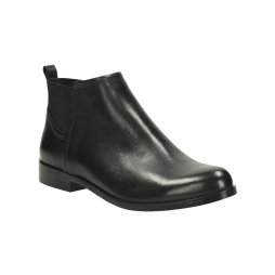 Bizzy Beat Women's Chelsea Boot in Black Leather