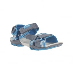 Zalmo Lad Infant Children's Sandals in Blue Combi