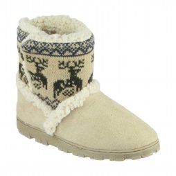 Denmark Kids Slipper in Brown, Navy, Red or Beige