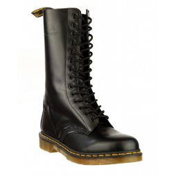 1914 (Z) 14 Eyelet Classic Women's Boots in Black Leather