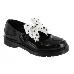 Mariel - Women's Mary Jane Style Shoe in Black Patent 