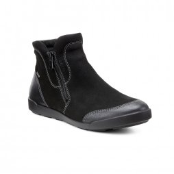 214523 Crisp II Women's Casual Waterproof Ankle Boots in Black and Brown