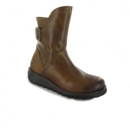 Fly London Sien Women's Boots in Black, Red, Camel and Petrol Leather 