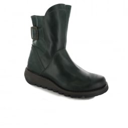 Fly London Sien Women's Boots in Black, Red, Camel and Petrol Leather 