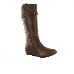 Pipa Women's Casual Wedge Boots in Camel