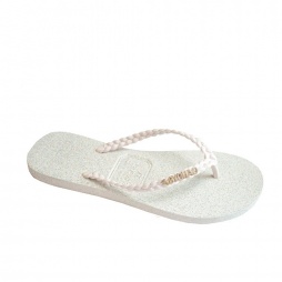 Gandys Women's Flip Flop in Sugar White
