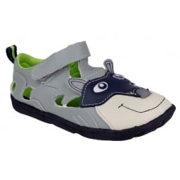 Zoo Ringo The Racoon Boy's Casual Shoes in Taupe